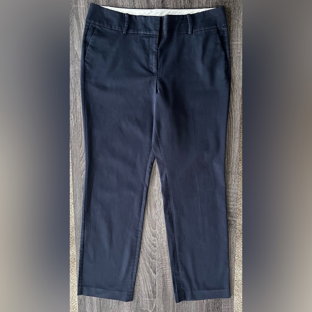 Ann Taylor Navy Blue Bootcut Trousers | Size 12